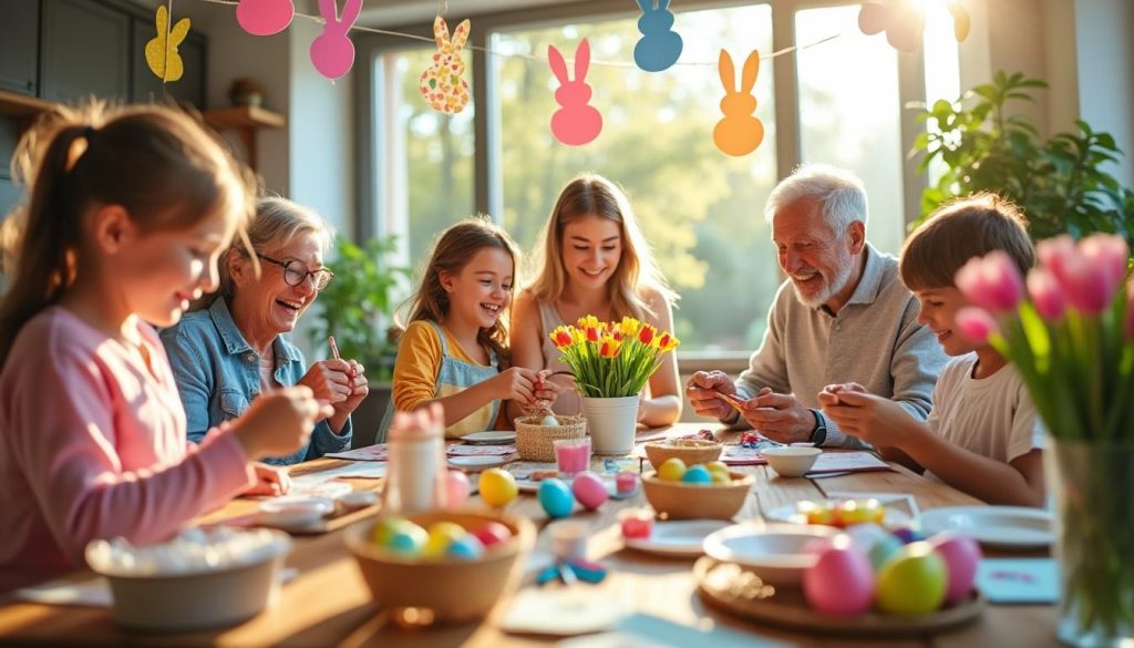 kreative ostergrüße gestalten für die ganze familie – originelle ideen und basteltipps, um das osterfest gemeinsam noch schöner zu machen.