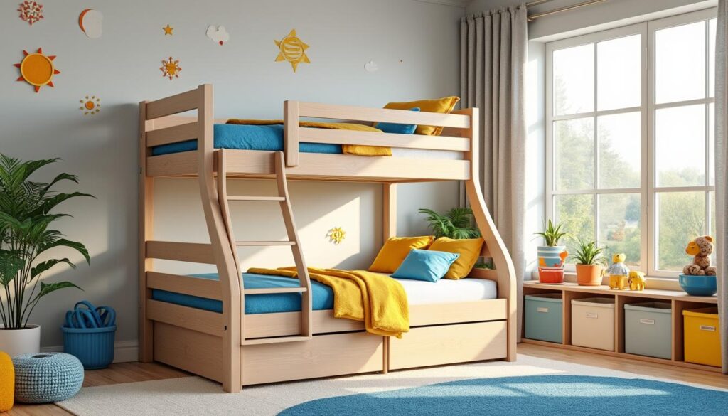 tipps zur sicheren auswahl und richtigen nutzung von etagenbetten für kinder, damit ihre kleinen sicher und komfortabel schlafen.