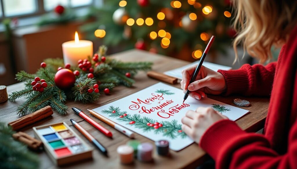 kreative und liebevolle weihnachtsgrüße gestalten und übermitteln – inspirierende ideen, um ihre festbotschaften persönlich und bezaubernd zu machen.