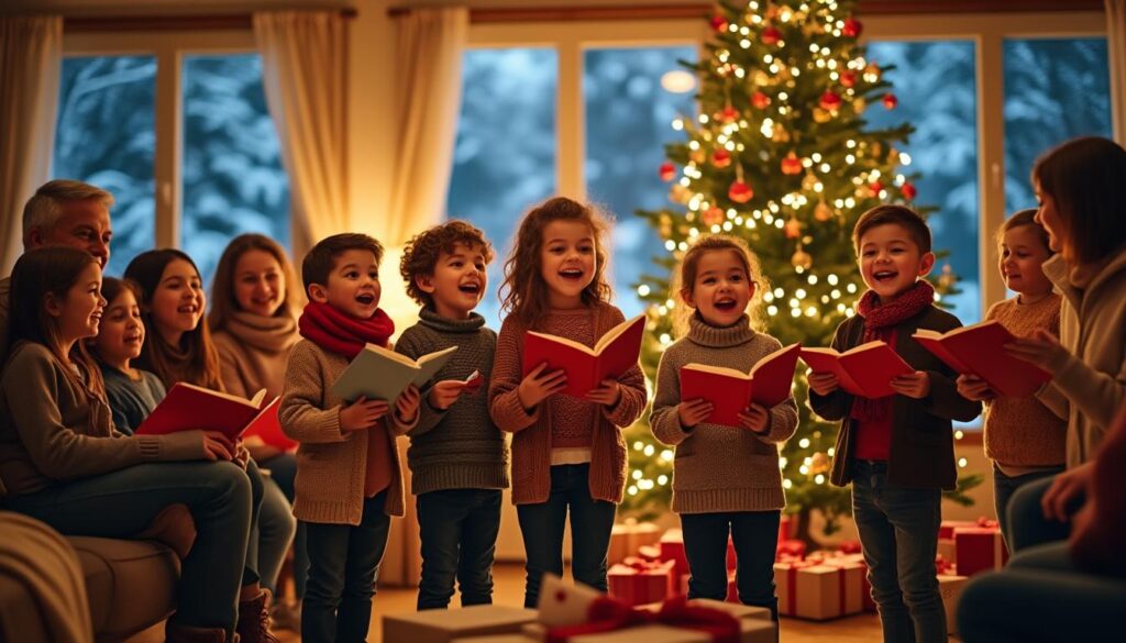 entdecken sie einfache und fröhliche weihnachtslieder zum singen mit kindern – perfekt für die ganze familie, um gemeinsam die festliche stimmung zu genießen.