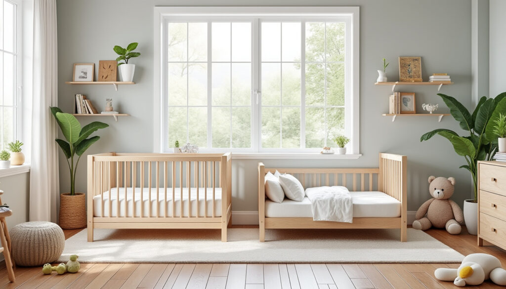entdecken sie, wie ein mitwachsendes babybett sich an die bedürfnisse ihres kindes anpasst und dabei platz spart – die perfekte lösung für nachhaltiges und praktisches kinderzimmerdesign.