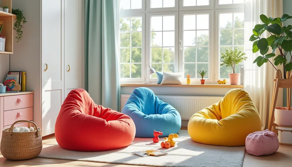 sitzsack kinder: komfortable und gemütliche sitzlösung für das kinderzimmer – ideal zum spielen, lesen und entspannen.
